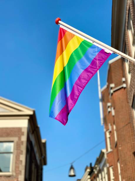 istock Rainbow flag symbol LGBTQ community 1672076434