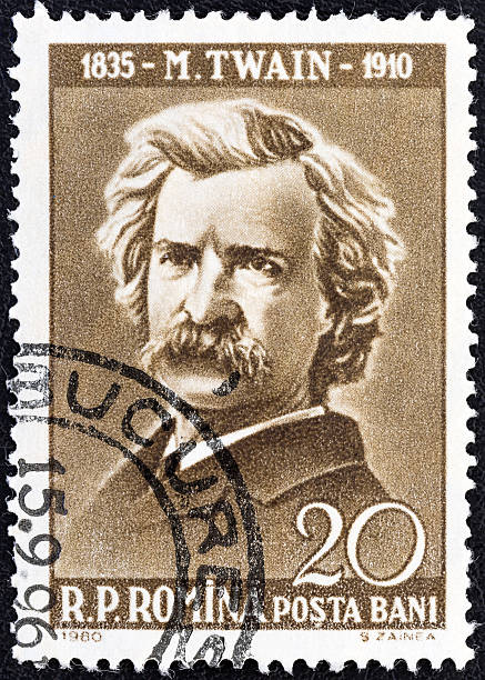 istock Romanian stamp shows writer Mark Twain (1960) 167208784