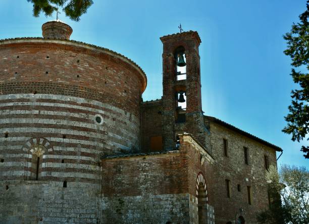 abtei von san galgano -siena. - san galgano stock-fotos und bilder