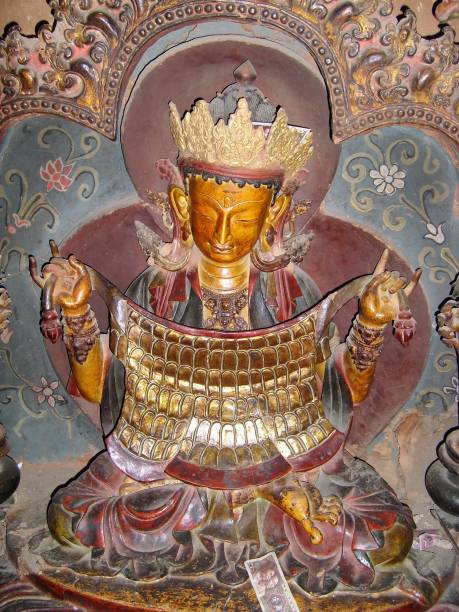 istock Exquisite image of a deity in the Kumbum 1672168045