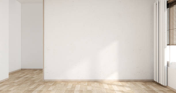 istock Empty wooden room,Cleaning room interior. 1672173733