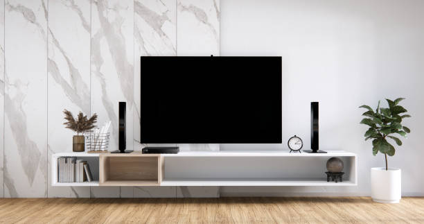 istock minimalist, Cabinet tv and modern room design minimal. 1672174855