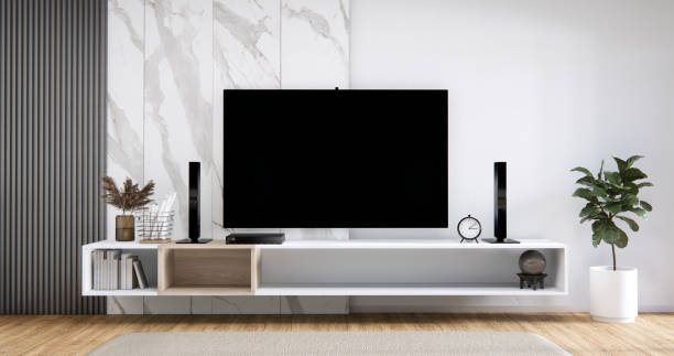 istock minimalist, Cabinet tv and modern room design minimal. 1672174861