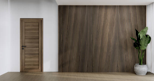 istock white Empty wooden room, Cleaning japan room interior, 3D rendering 1672175387