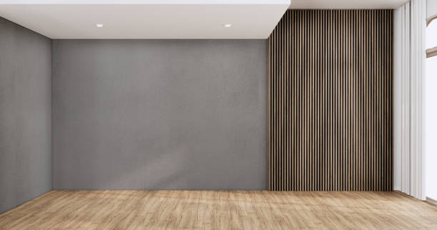 istock white Empty wooden room, Cleaning japan room interior, 3D rendering 1672175970