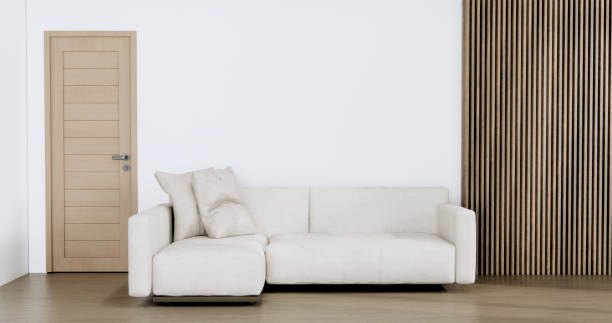istock Sofa furniture and modern room interior design minimal. 1672175977