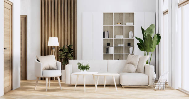 istock Sofa furniture and modern room interior design minimal. 1672175980