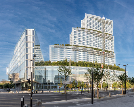 Paris, France - 09 10 2023: View of the Paris Court Building