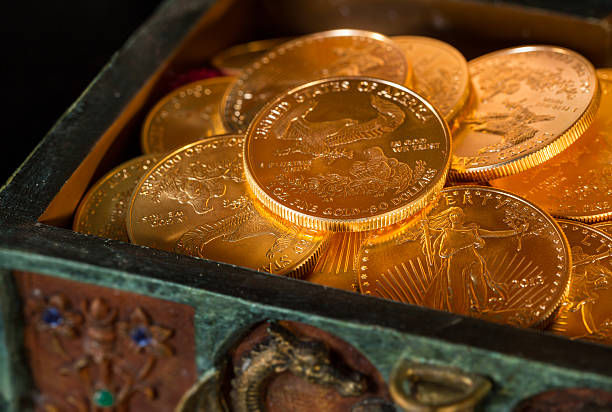 istock Collection of one ounce gold coins 167219099