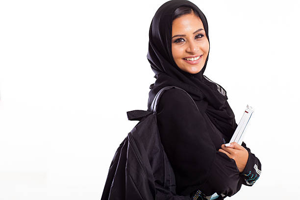 istock female Arabic college student 167220235