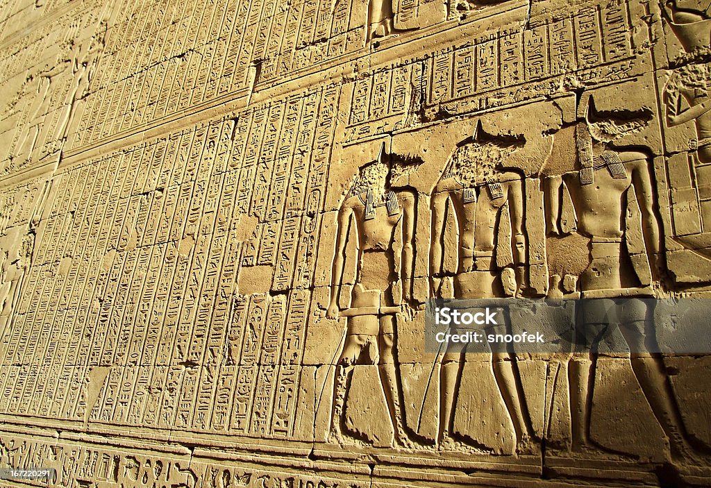 Egyptian script Ancient Egyptian script Alphabet Stock Photo