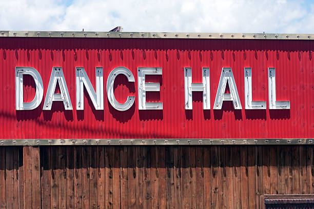 Dance Hall Sign stock photo