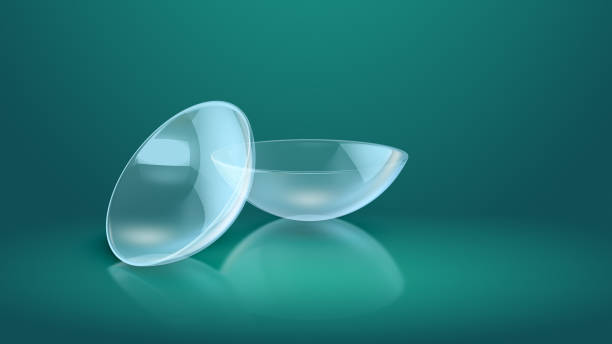 istock Contact eye lens 3d concept for optical 1672210051