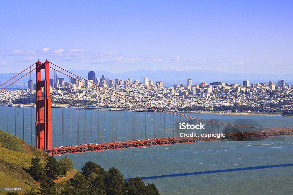 San Francisco Golden Gate Bridge e - Foto stock royalty-free di Golden Gate
