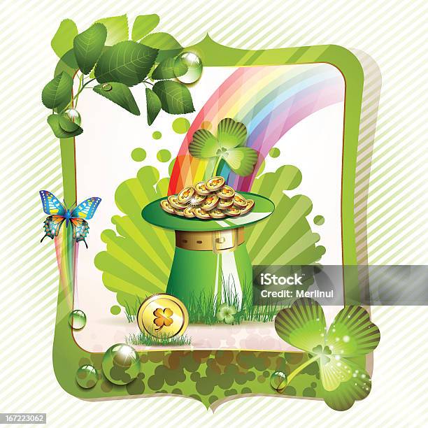 St Patricks Day Card Stock Vektor Art und mehr Bilder von Blume - Blume, Dekoration, Feiertag