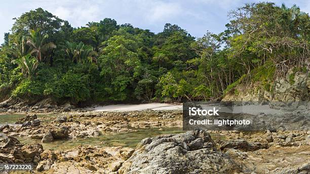 Foto de Maré Baixa Na Praia De Manuel Antonio e mais fotos de stock de América Central - América Central, América Latina, Areia