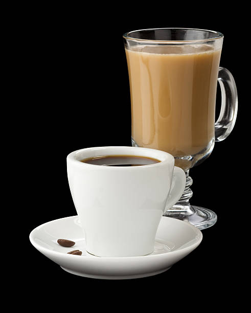 istock cup of coffee isolated on black background 167226497