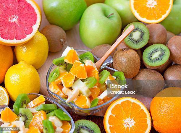 Fruit Salad Stock Photo - Download Image Now - Antioxidant, Apple - Fruit, Banana