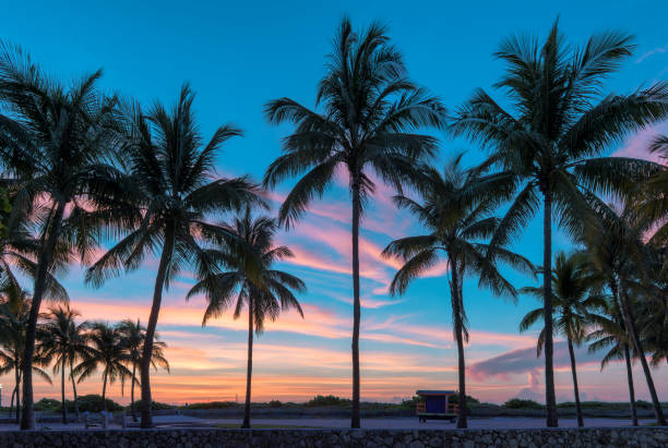 istock Sunrise at Miami Beach, Florida 1672285113