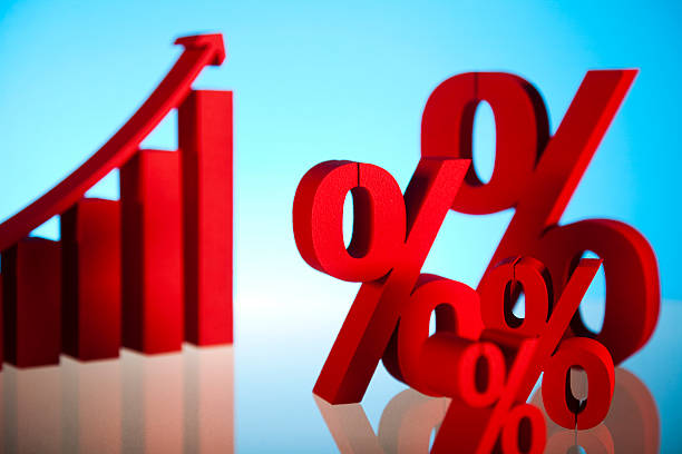 istock Red percentage symbol 167229895