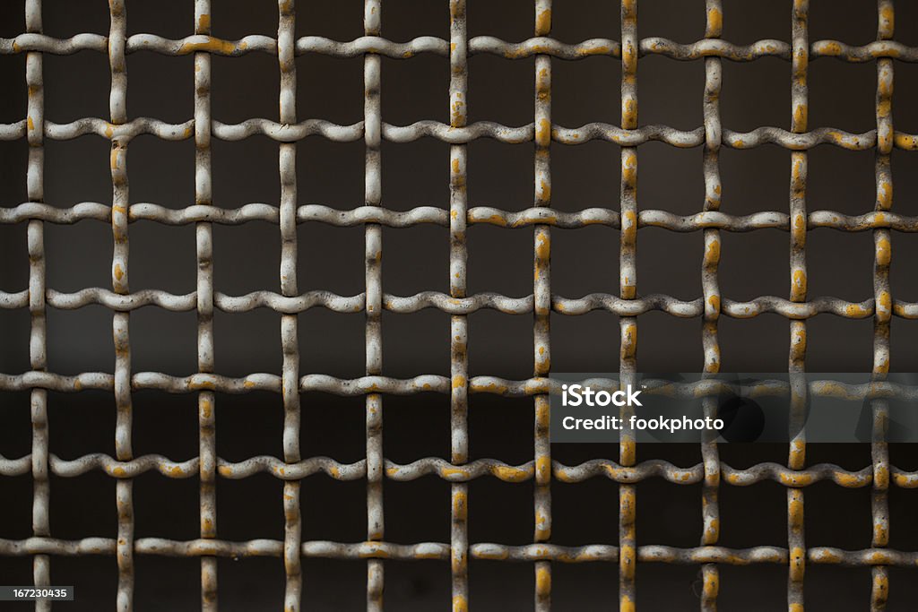 rusted fence Birdcage Stock Photo