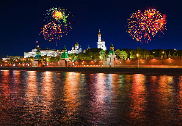 istock Fireworks over Kremlin in Moscow 167232815