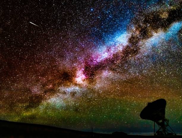 istock Stunning night sky featuring a Milky Way from The Pinnacles in Western Australia 1672329428