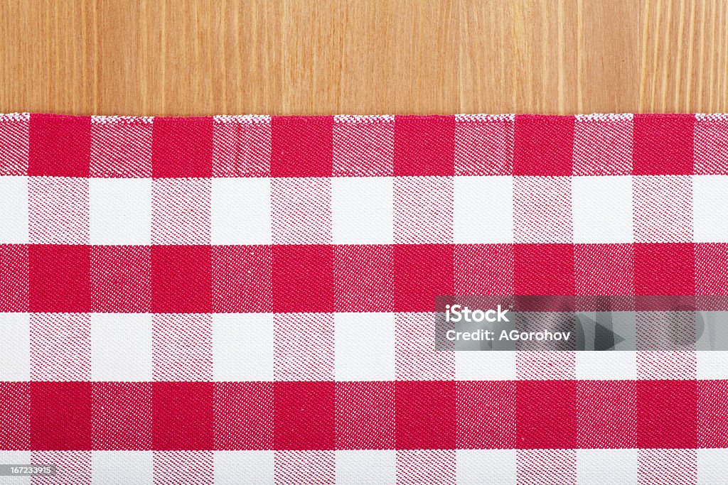 赤と白のテーブルクロス - クローズアップのロイヤリティフリーストックフォト