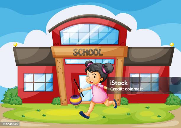 School Stock Illustration - Download Image Now - Adult, Architecture, Asia
