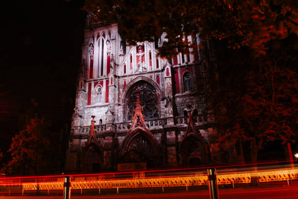 istock Illuminated Church of St. Nicholas 1672369247