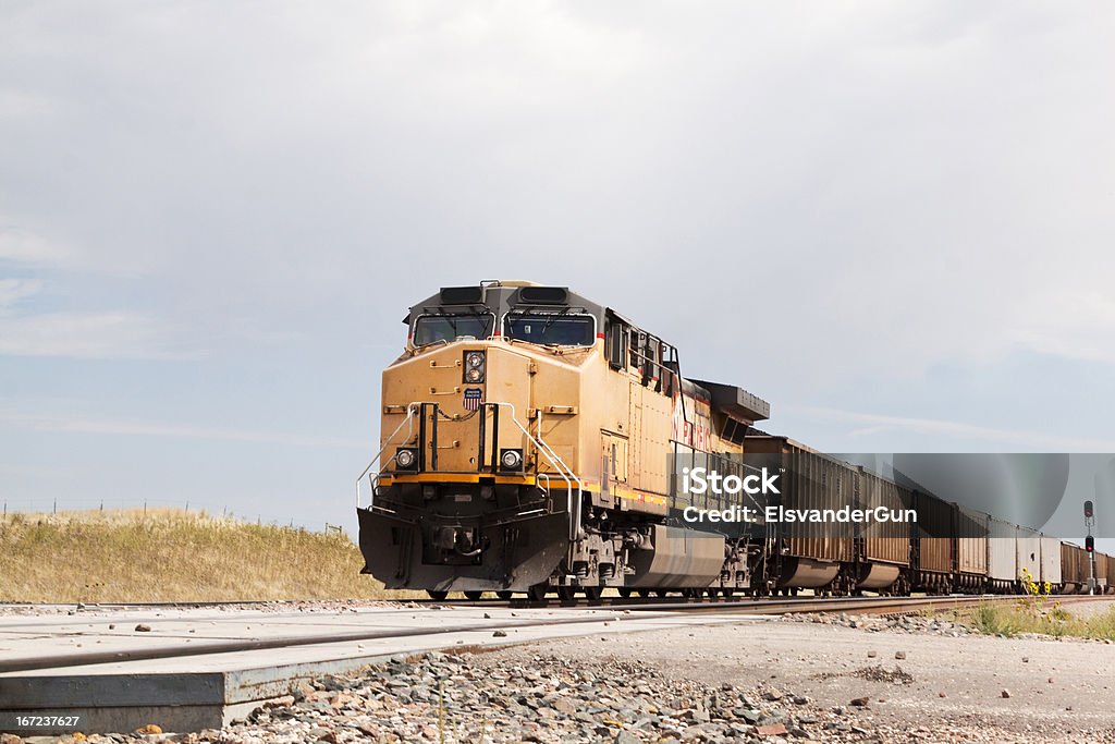 Union Pacific Railroad Zug Nähern - Lizenzfrei Güterzug Stock-Foto