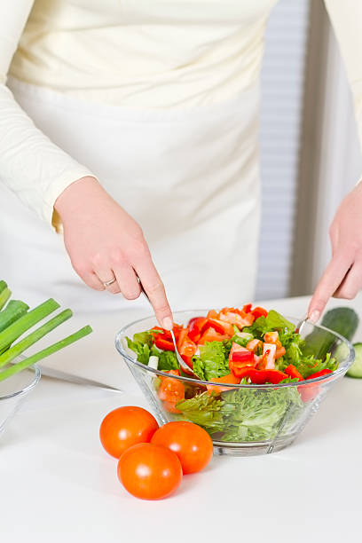 Making a Healthy Salad