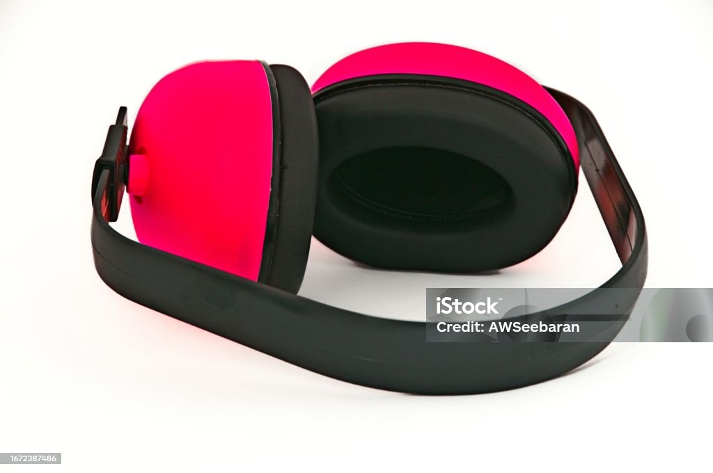 Earmuffs to Prevent Hearing Damage Noise protection Earmuffs to Prevent Hearing Damage Ear Stock Photo