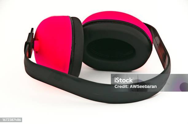 Earmuffs To Prevent Hearing Damage Stock Photo - Download Image Now - Ear, Safety, Anaerobic Exercise