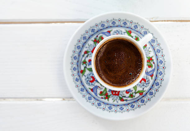 turkish coffee stock photo