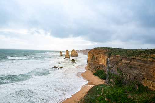 Beauty limestone stacks in Port Campbell National Park