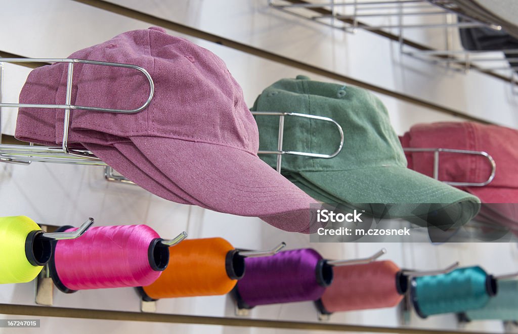 Cappelli pronto per la decorazione - Foto stock royalty-free di Ricamo