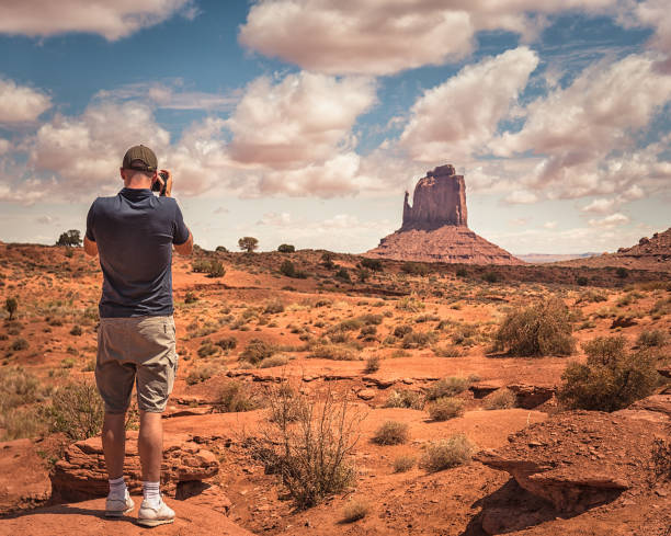 photographer on the Monument valley