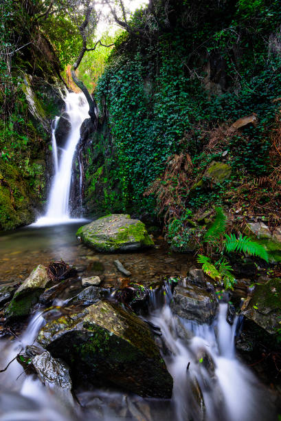 istock Pure water waterfall in Las Hurdes, Picape waterfall 1672522611