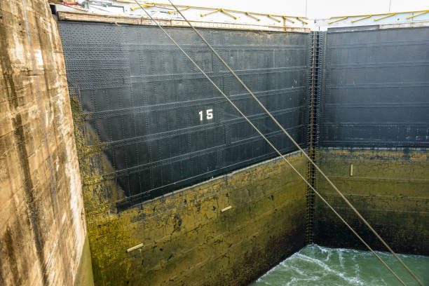 istock Massive gates at the Gatun locks on the Panama canal 1672534749