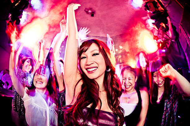 Night Clubber Girls Dancing Stock Photo - Download Image Now - Stag Night,  Japanese Culture, Dancing - iStock
