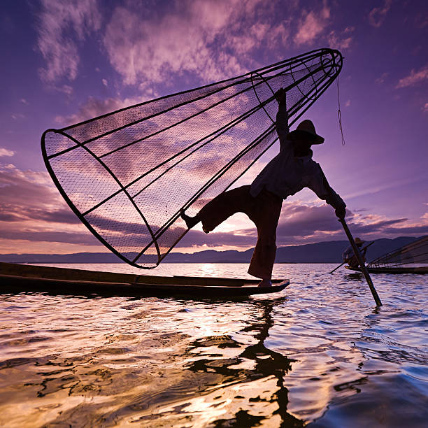 istock Fisherman on Inle Lake, Myanmar 167262001