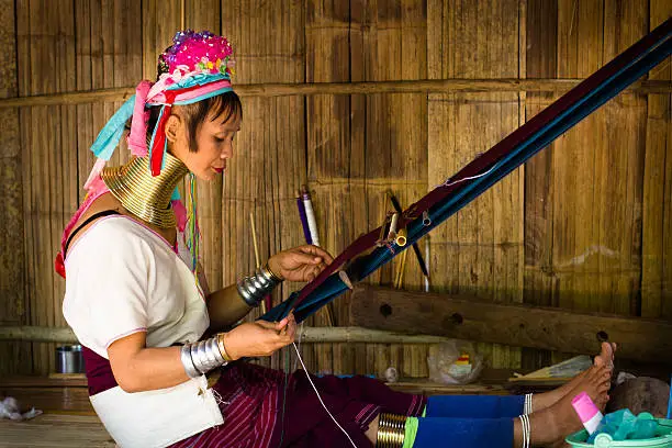 Long neck tribe in Chiang Mai Thailand.