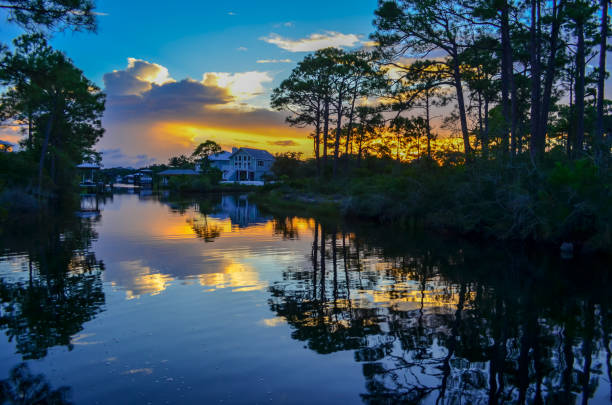 istock Orange Beach, Alabama - Canal Sunset 1672682658