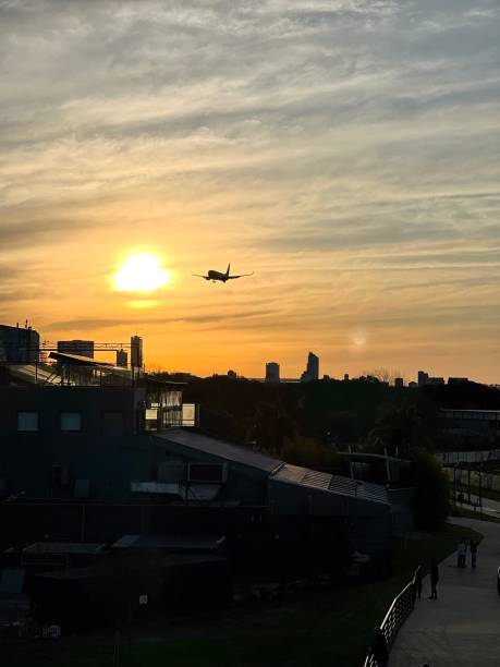 istock Plane arriving at Buenos Aires airport 1672710774