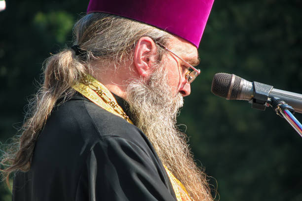 Krasnodar, Russia, August 30, 2009 - Rector of an Orthodox Christian church.