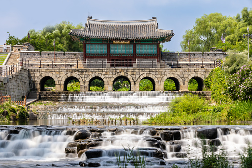The Scenery of Hwahongmun in Hwaseong Fortress, Suwon