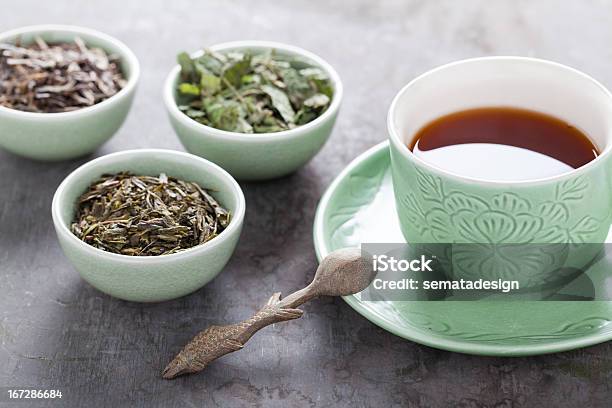 Different Sorts Of Green Tea Stock Photo - Download Image Now - Blossom, Camellia sinensis, Chinese Culture