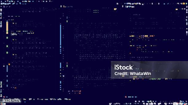 Programming Console With Dark Background Coding Vector Stock ...