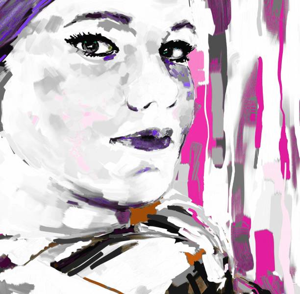 istock Close-up picturesque female portrait 1672886505